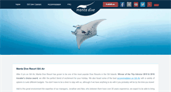 Desktop Screenshot of manta-dive-giliair.com